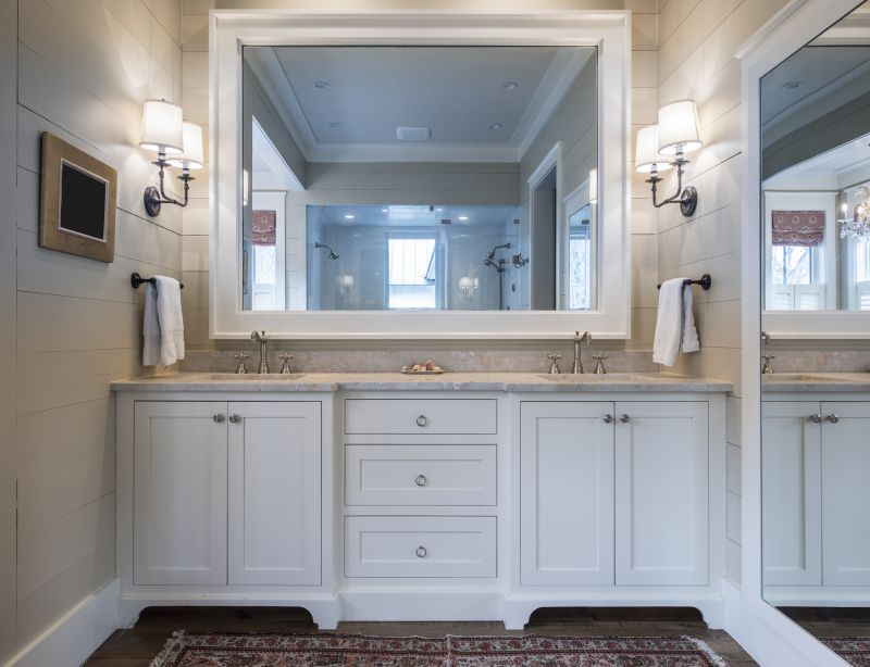 Double Vanity with Stylish Fixtures